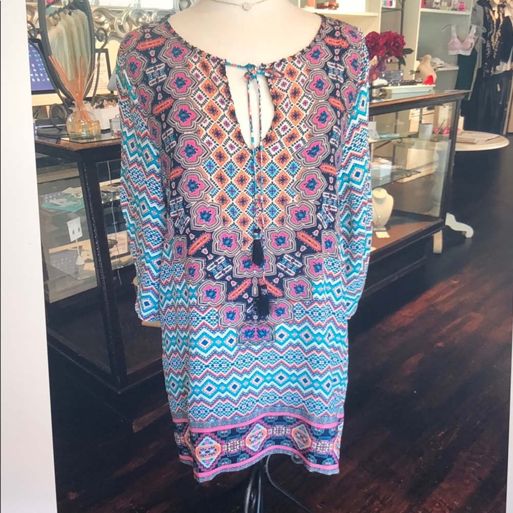 Tolani tunic in navy